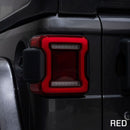 Form Lighting 2018-2023 Jeep Wrangler LED Tail Lights Red (Pair)-2