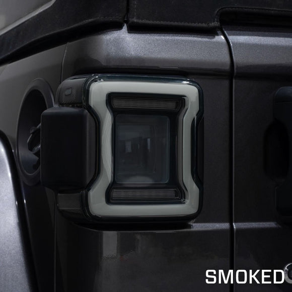Form Lighting 2018-2023 Jeep Wrangler LED Tail Lights Smoke (Pair)