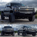 Road Armor 14-15 Chevy 1500 Stealth Front Non-Winch Bumper - Tex Blk-2