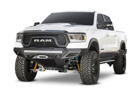 Addictive Desert Designs 2019 Ram Rebel 1500 Stealth Fighter Fr Bumper w/Winch&Parking Sensor Mounts - 0