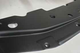 JLT 05-09 Ford Mustang GT/V6 Black Textured Full Length Radiator Support Cover - 0