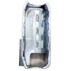 Moroso Pre-85 Chevrolet SBC (w/2 Piece Rear Main Seal) Wet Sump 7qt 8.25in Steel Oil Pan - Black - 0