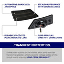 Form Lighting 2019 Ranger LED Sidemarkers Smoked (Pair)-3