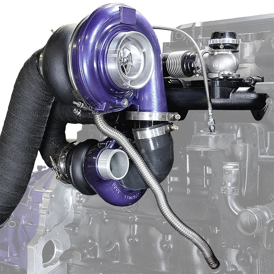 ATS Diesel 03-07 Dodge Cummins 5.9L Aurora 4000/7500 Compound Turbo Kit - 0