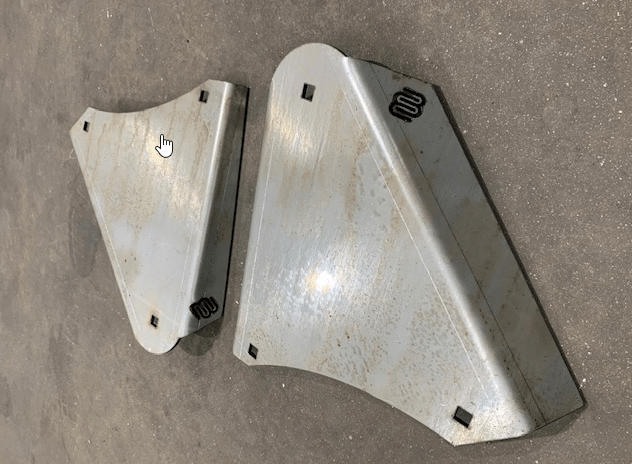 Eurowise Offroad Rear Control Arm Slider/Skids - 0