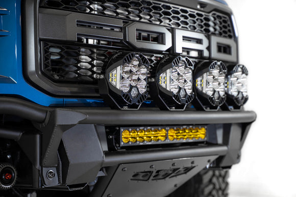 Addictive Desert Designs 17-20 Ford Raptor Pro Bolt-On Front Bumper - Hammer Black