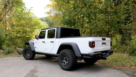 Corsa 20-24 Jeep Gladiator JT 3.6L Single Side Exit Cat-Back Exhaust System w/ Single 4in Black Tip - 0