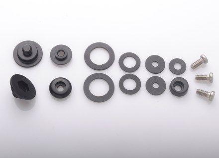 Bell SRV Helmet Shield-1 Pivot Kit - Black
