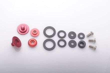 Bell SRV Helmet Shield-2 Pivot Kit - Red