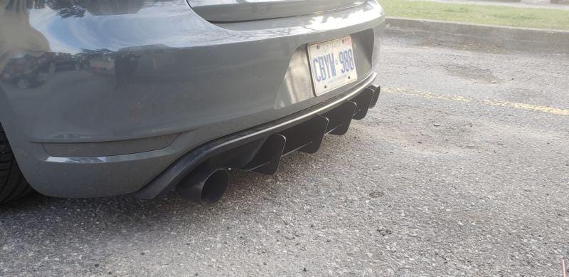 Ventus Autoworks Rear Diffuser W/Rear Corner Spats | Volkswagen Mk6 GTI