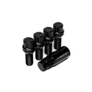 VOSSEN LOCK BOLT - 14X1.25 - 30mm - 17 HEX -  SET OF 4 - CONE SEAT - BLACK-2