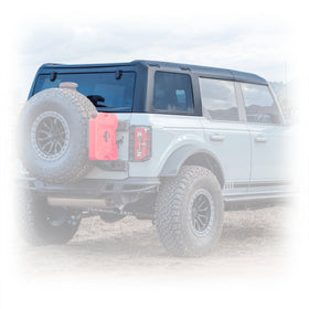 Turn Offroad 2021+ Ford Bronco Hard Top (4 Door) Black/Black Foam Headliner/Wiper & Defrost