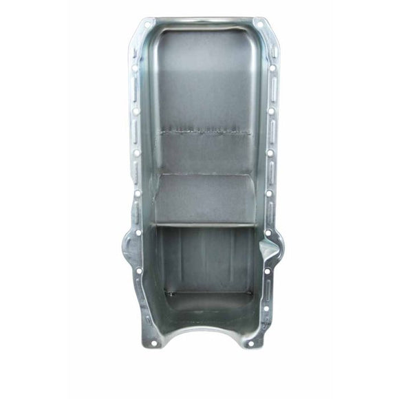 Moroso 86-Up Chevrolet Small Block (w/1 Piece Rear Main Seal) Wet Sump 6qt 9in Steel Oil Pan - Black