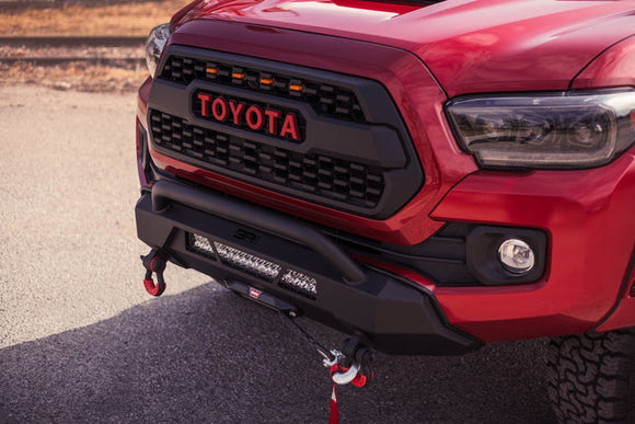 BODY ARMOR 4X4 HILINE FRONT WINCH BUMPER: 2016–2021 TOYOTA TACOMA
