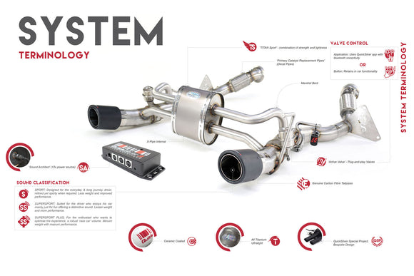 Aston Martin Vantage Sport Exhaust with Sound Architect™ (2018 - 24)