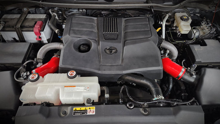 BMS Dual Silicone Intake Pipe Upgrade for 2022+ Toyota Tundra & 2023+ Toyota Sequoia 3.4L - 0