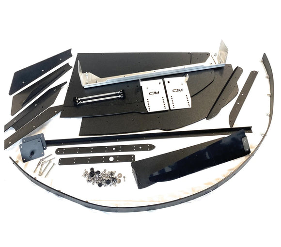 CJM Industries Chassis Mounted Track Splitter - MK7 GTI 2015-2017 V3