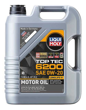 0W20 Top Tec 6200 Engine Oil (5 Liter) - Liqui Moly LM20238