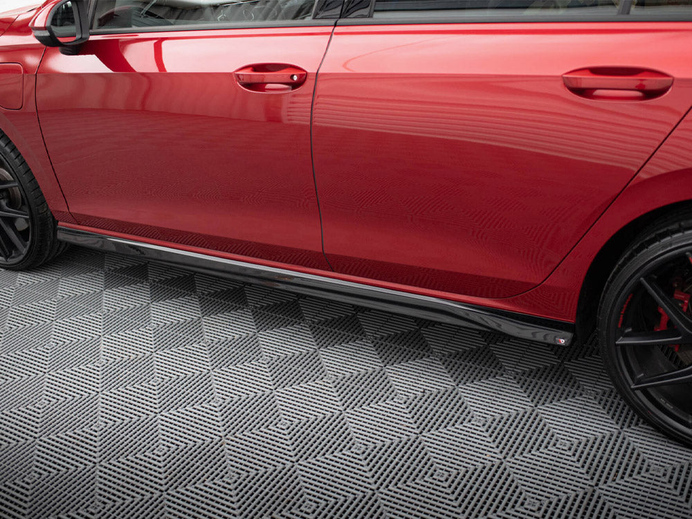 Maxton Design Side Skirts Diffusers V.3 Volkswagen Golf Mk8 GTi / GTi Clubsport / R-Line