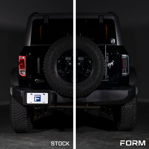 Form Lighting 2021-2025 Ford Bronco LED Tail Lights Red (Pair)
