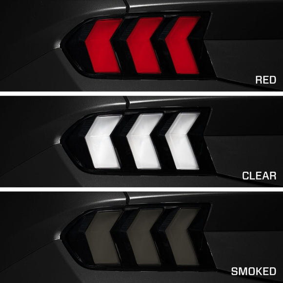 Form Lighting 2024+ Ford Mustang Sequential LED Tail Lights Red (Pair)