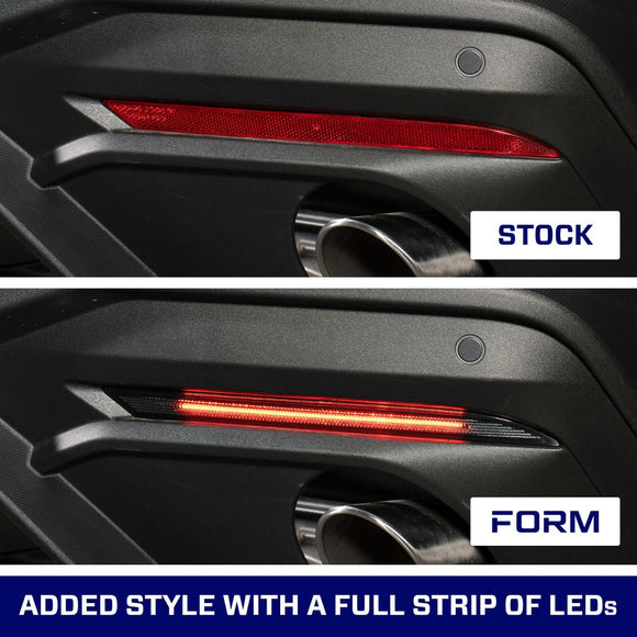 Form Lighting 2024+ Mustang LED Rear Reflector Smoked (Pair)