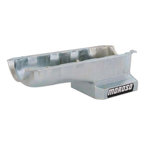 Moroso Chevrolet Big Block Mark IV Kicked Out Wet Sump 6qt 8in Steel Oil Pan