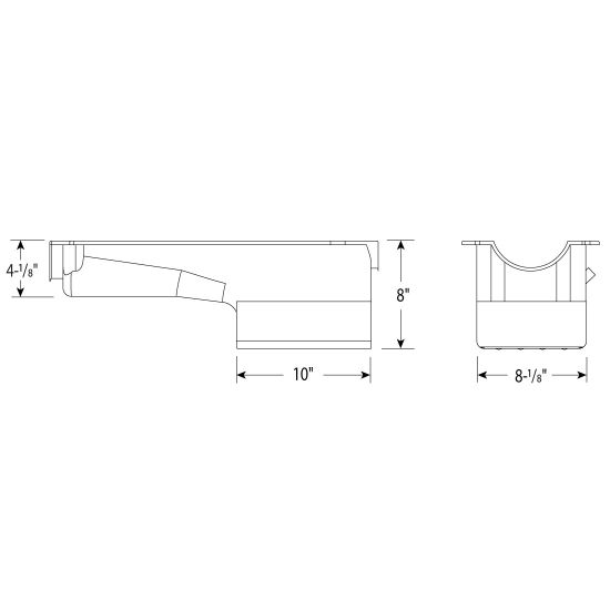 OIL PAN, BBC MARK IV, 8 IN. DEEP, STROKER, WITH SUMP TRAY