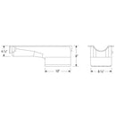 OIL PAN, BBC MARK IV, 8 IN. DEEP, STROKER, WITH SUMP TRAY-2