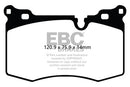 EBC 09-14 Mini Hardtop 1.6 Turbo J.C Works Yellowstuff Front Brake Pads-1