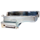 Moroso Ford 289-302 (w/Front Sump) Kicked Out Road Race Baffled 9qt 8in Steel Oil Pan-1