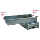 Moroso Ford 351W (w/Front Sump & Billet End Seals) Road Race Baffled Wet Sump 7qt 8in Steel Oil Pan-1