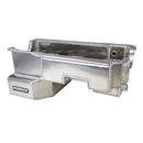 OIL PAN, FORD 351W, POWER POUCH, BILLET END SEALS, 9 IN. DEEP, REAR SUMP, ALUMINUM-1