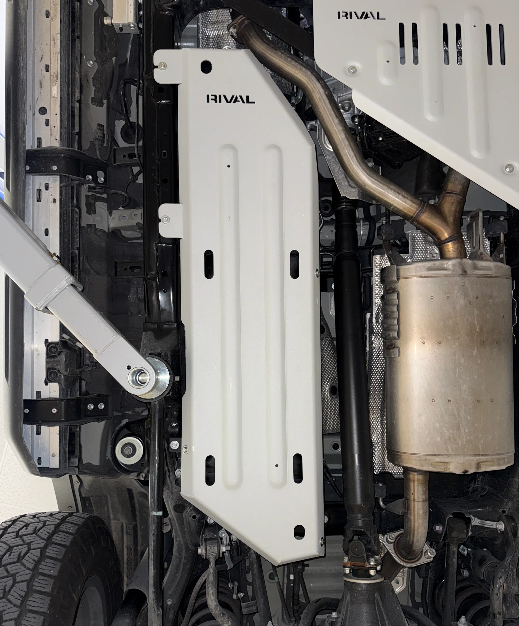 RIVAL Aluminum Fuel Tank Skid Plate 2024-2025 Toyota Land Cruiser | 2024-2025 Lexus GX550 - 0