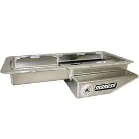 Moroso Ford 5.0 Coyote/Cobra (w/Rear Sump) Road Race Baffled Wet Sump 9.5qt 4.5in Aluminum Oil Pan
