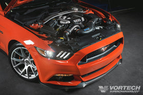 Vortech 2015-2017 Ford Mustang 5.0 GT System w/V-3 Si & Air/Air Cooler. Satin Fi