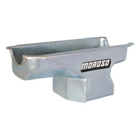 Moroso Mopar 360 (w/Center Sump) Deep Wet Sump 8qt 10in Steel Oil Pan
