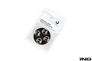 BMW M Logo Valve Stem Cap Set - Silver-3