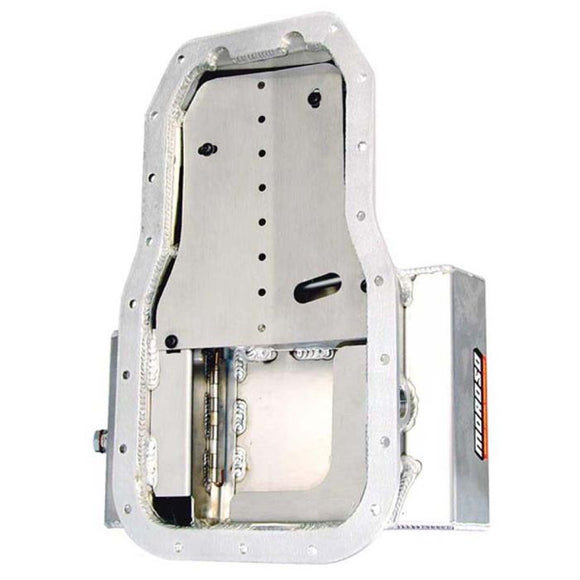 Moroso Toyota 3SGT 2.0L Turbo/5SFE Non Turbo Road Race Baffled Wet Sump 6.25qt 7-9/16in Alum Oil Pan