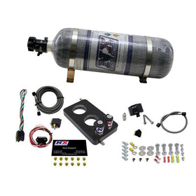 Nitrous Express 05-10 Ford Mustang 4.6L 3 Valve Nitrous Plate Kit (50-150HP) w/12lb Bottle