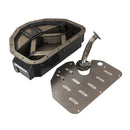 OIL PAN, TOYOTA, 1JZ, 2JZ, FRONT SUMP, ROAD RACE BAFFLE, STEEL-1