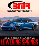 BMR 08-19 Dodge Challenger Lowering Springs 1.25in Drop - Set of 4 - Red-3