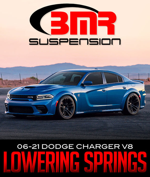 BMR 08-19 Dodge Challenger Lowering Springs 1.25in Drop - Set of 4 - Red