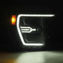 AlphaRex 21-22 Ford F150 Luxx-Series Projector Headlights Black w/Activ Light/Seq Signal-3