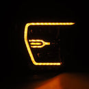 AlphaRex 21-22 Ford F-150 NOVA LED Proj Headlights Plank Style Alpha Blk w/Activ Light/Seq Signal-4
