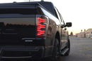 AlphaRex 21-22 Ford F150 LUXX LED Projector Tail Lights - Alpha-Black-2