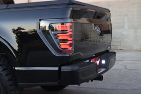 AlphaRex 21-22 Ford F-150 LUXX LED Taillights Black/Red - 0