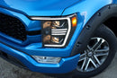 AlphaRex 21-22 Ford F150 PRO-Series Projector headlights Black w/Activ Light/Seq Signal-2