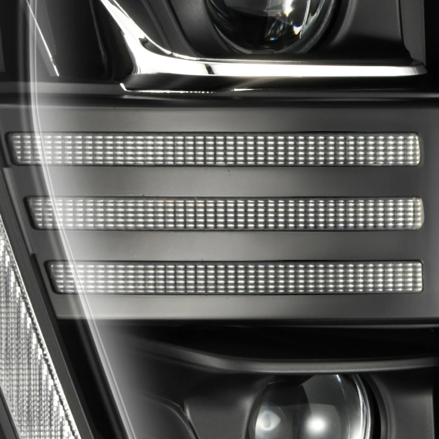 21-23 Ford F150 PRO-Series Halogen Projector Headlights Black