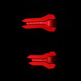 AlphaRex 21-23 Ford F-150 LUXX LED Taillights - Black Red w/ BLIS - 0